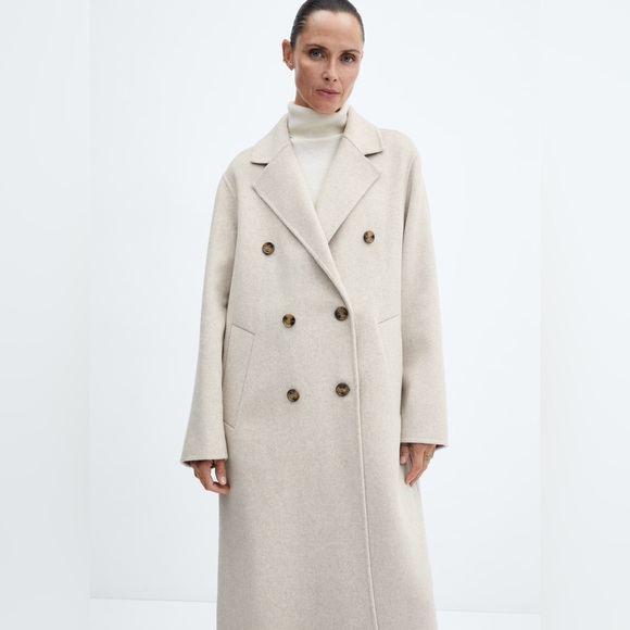 Mango Wool Coat New - Picture 7 of 8